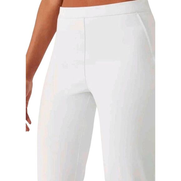 SPANX On-The-Go Slim Straight Pant In Classic White Size XS - Picture 4 of 6
